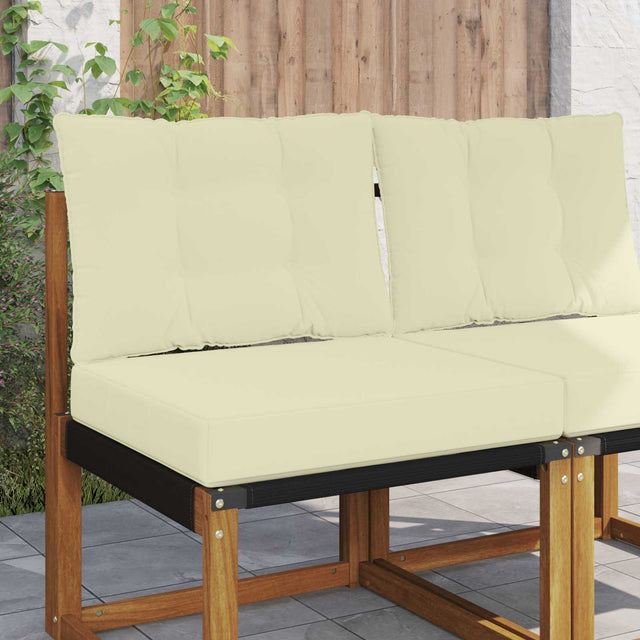 Vidaxl buiten bankkussen polyester crèmekleurig 60 x 50,5 cm