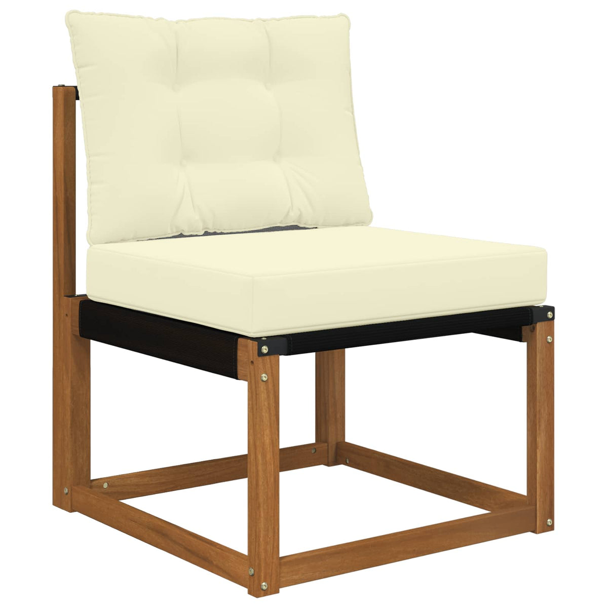 Vidaxl buiten bankkussen polyester crèmekleurig 60 x 50,5 cm