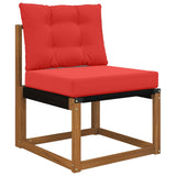 Vidaxl buiten bankkussen polyester rood 60 x 50,5 cm
