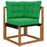 Vidaxl buiten bankkussen polyester groen 50,5 x 50,5 cm