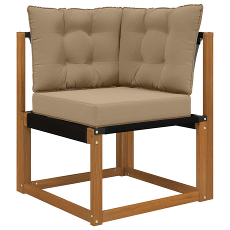 Vidaxl buiten bankkussen polyester taupe 50,5 x 50,5 cm