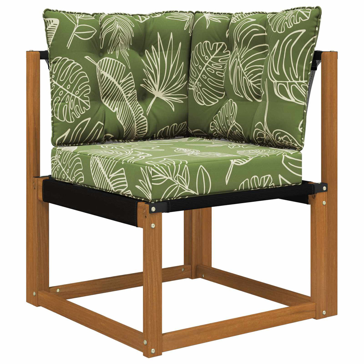 Vidaxl buiten bankkussen polyester bladontwerp 50,5 x 50,5 cm