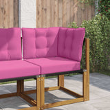 Vidaxl buiten bankkussen polyester roze 50,5 x 50,5 cm
