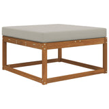 Vidaxl buiten bankkussen polyester grijs 80 x 80 cm