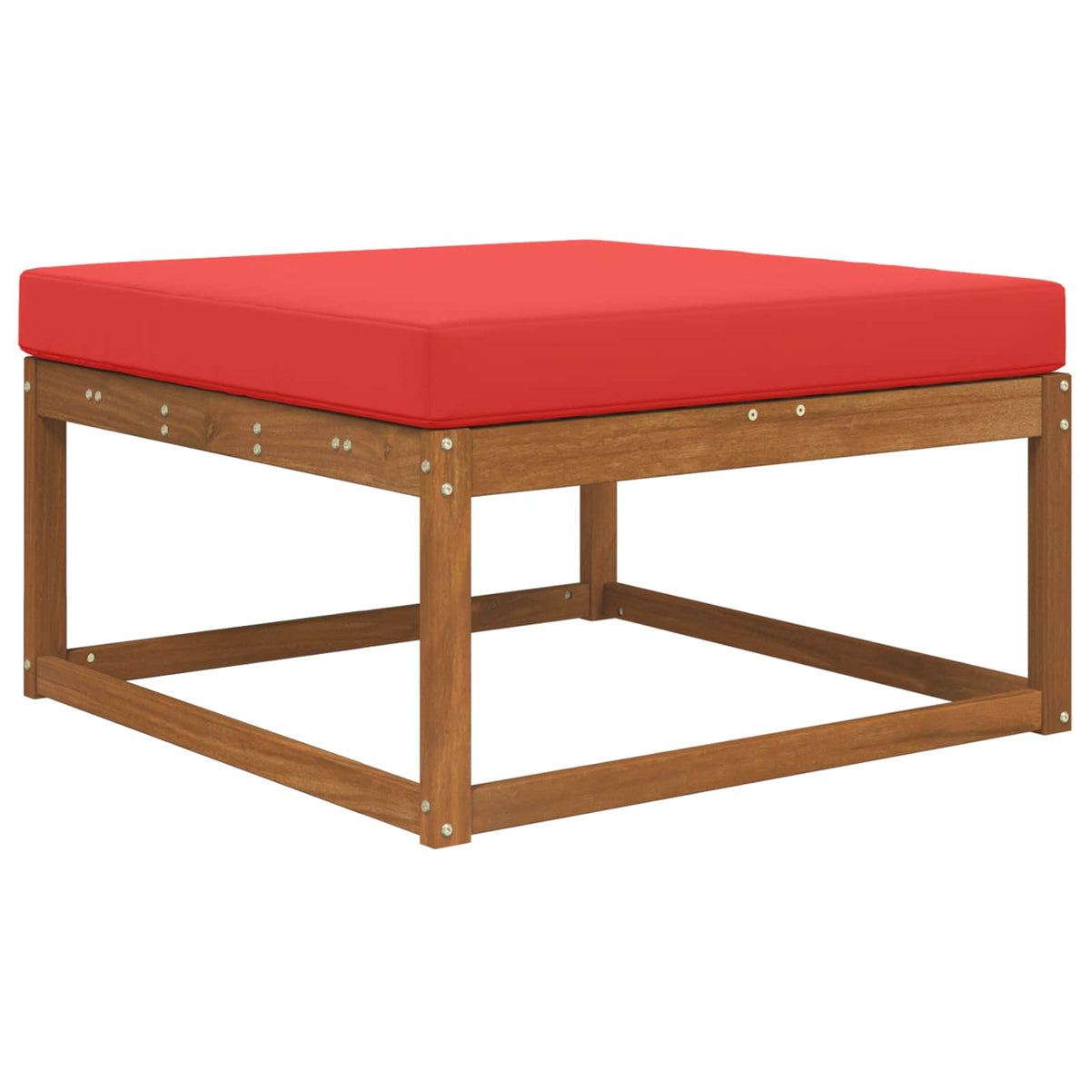 Vidaxl buiten bankkussen polyester rood 80 x 80 cm