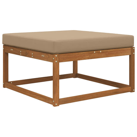 Vidaxl buiten bankkussen polyester taupe 80 x 80 cm