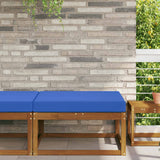Vidaxl buiten bankkussen polyester koninklijk blauw 80 x 80 cm