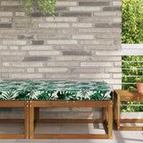 Vidaxl buiten bankkussen polyester bladpatroon 80 x 80 cm bladpatroon
