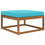 Vidaxl buiten bankkussen polyester turquoise 80 x 80 cm