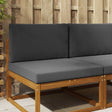 Vidaxl buiten bankkussen polyester antraciet 80 x 80 cm