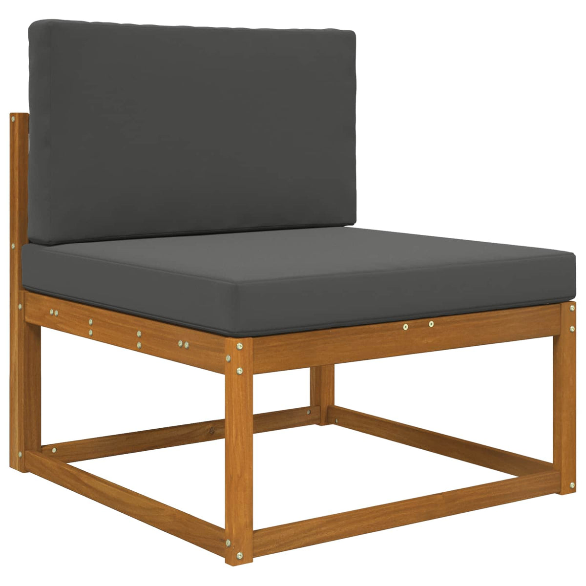Vidaxl buiten bankkussen polyester antraciet 80 x 80 cm