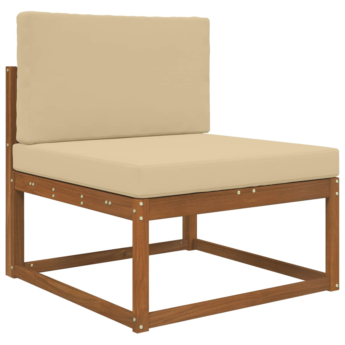 Vidaxl buiten bankkussen polyester beige 80 x 80 cm