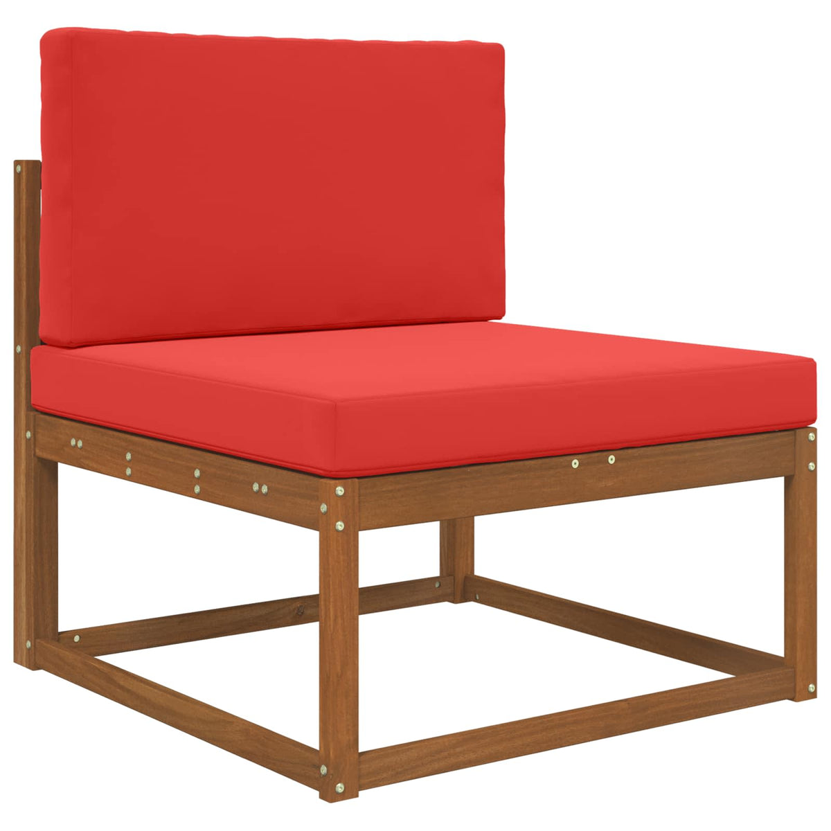 Vidaxl buiten bankkussen polyester rood 80 x 80 cm
