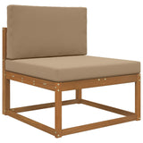 Vidaxl buiten bankkussen polyester taupe 80 x 80 cm