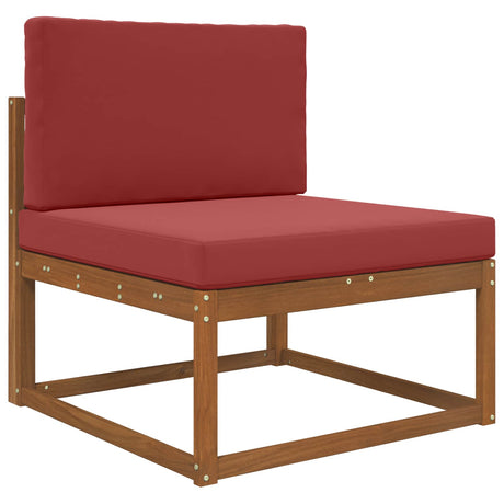 Vidaxl buiten bankkussen polyester wijnrood 80 x 80 cm