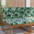 Vidaxl buiten bankkussen polyester bladpatroon 80 x 80 cm bladpatroon