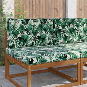 Vidaxl buiten bankkussen polyester bladpatroon 80 x 80 cm bladpatroon