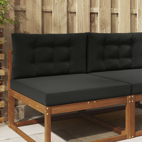 Vidaxl buiten bankkussen polyester zwart 80 x 80 cm