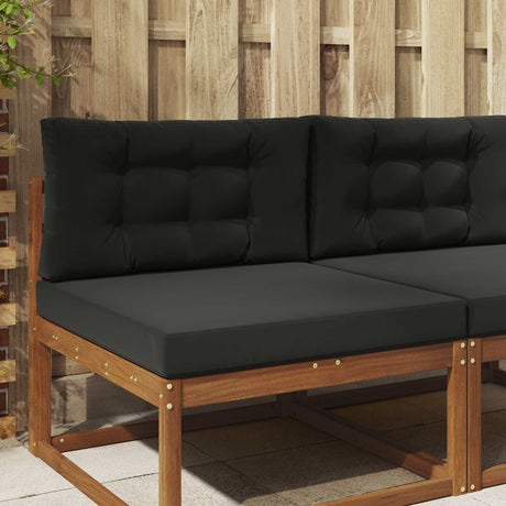 Vidaxl buiten bankkussen polyester zwart 80 x 80 cm