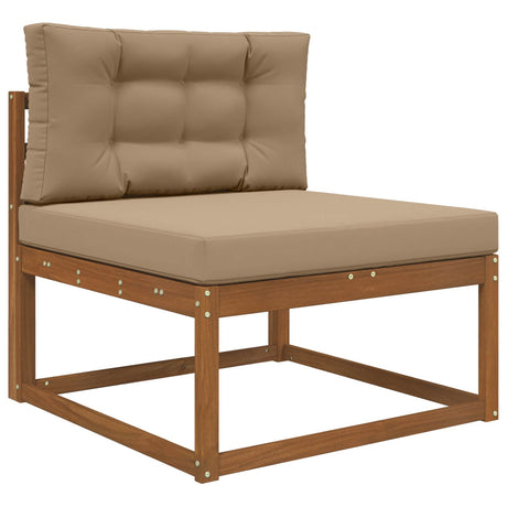 Vidaxl buiten bankkussen polyester taupe 80 x 80 cm