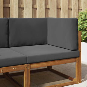 Vidaxl buiten bankkussen polyester antraciet 80 x 80 cm
