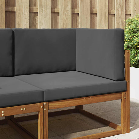 Vidaxl buiten bankkussen polyester antraciet 80 x 80 cm