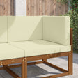 Vidaxl buiten bankkussen polyester crèmekleurig 80 x 80 cm