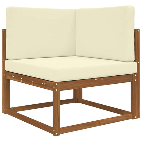 Vidaxl buiten bankkussen polyester crèmekleurig 80 x 80 cm