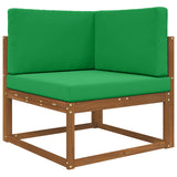 Vidaxl buiten bankkussen polyester groen 80 x 80 cm