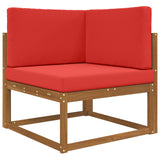 Vidaxl buiten bankkussen polyester rood 80 x 80 cm