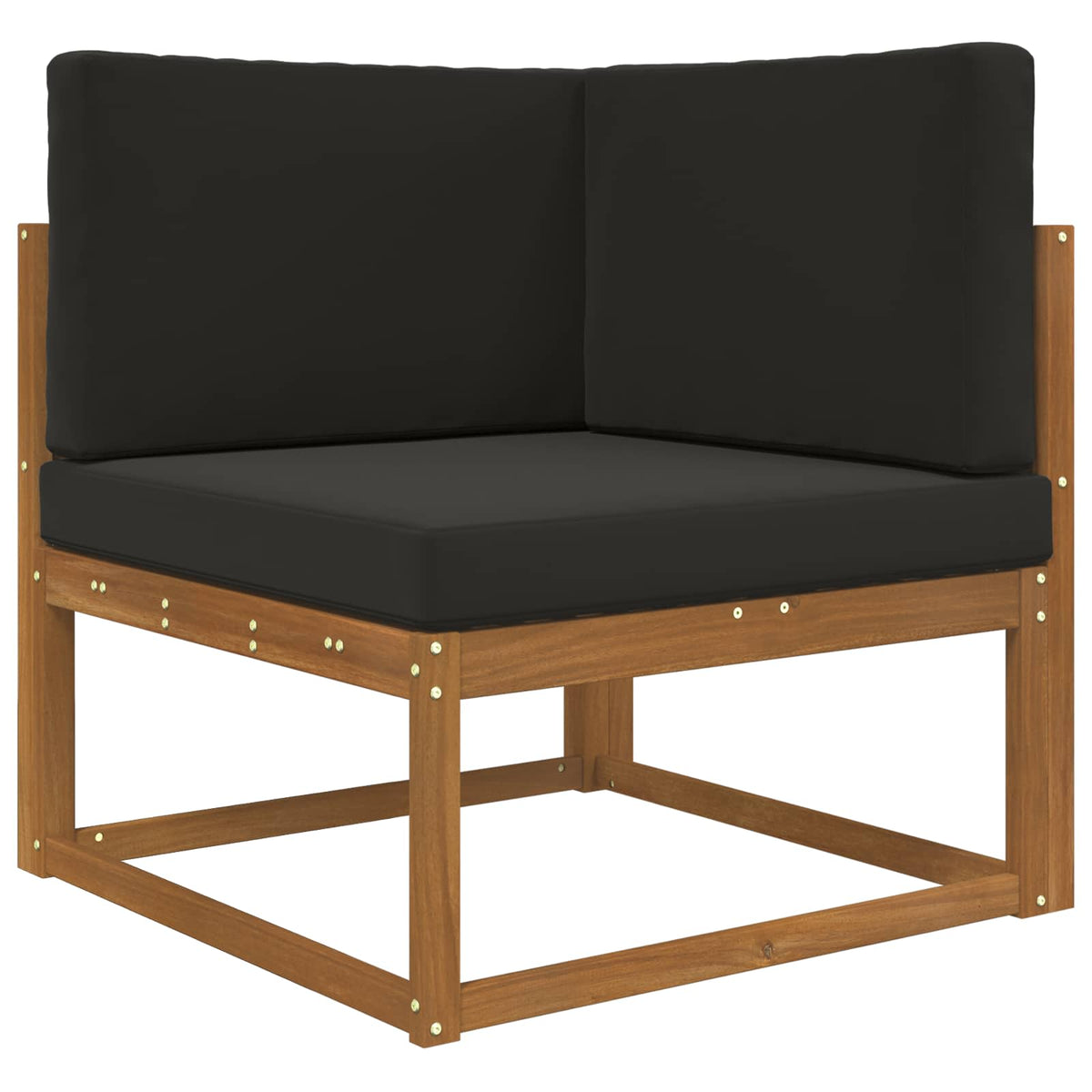 Vidaxl buiten bankkussen polyester zwart 80 x 80 cm