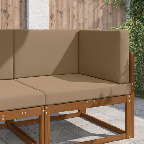 Vidaxl buiten bankkussen polyester taupe 80 x 80 cm