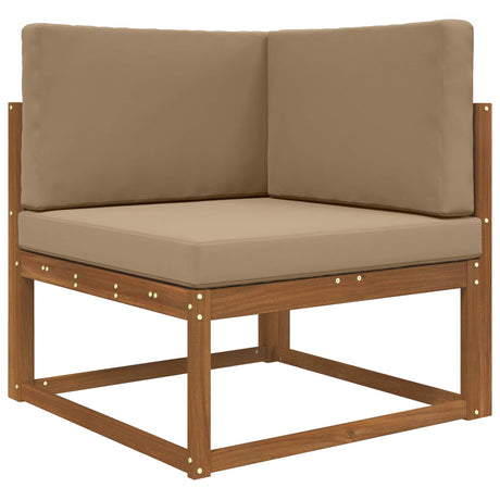 Vidaxl buiten bankkussen polyester taupe 80 x 80 cm