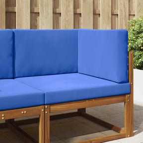 Vidaxl buiten bankkussen polyester koninklijk blauw 80 x 80 cm