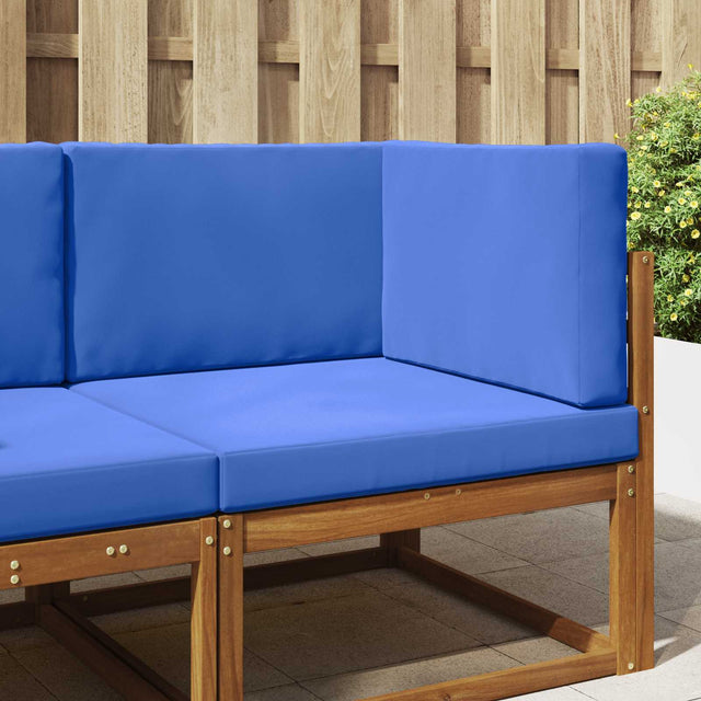 Vidaxl buiten bankkussen polyester koninklijk blauw 80 x 80 cm