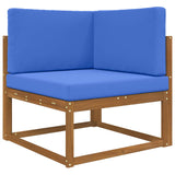 Vidaxl buiten bankkussen polyester koninklijk blauw 80 x 80 cm