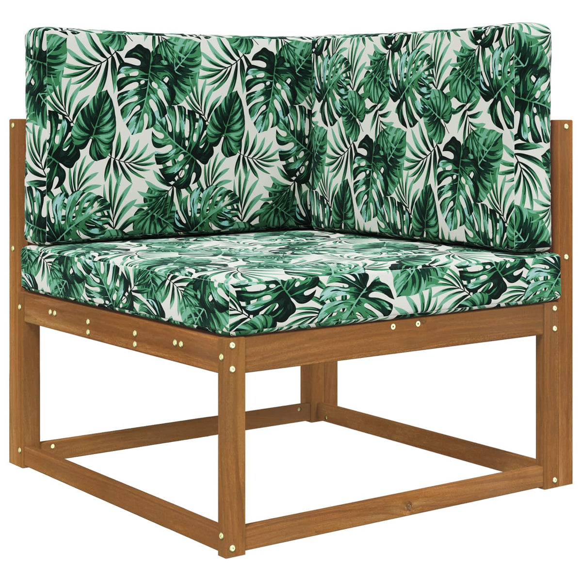Vidaxl buiten bankkussen polyester bladpatroon 80 x 80 cm bladpatroon