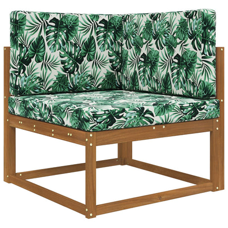 Vidaxl buiten bankkussen polyester bladpatroon 80 x 80 cm bladpatroon