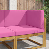 Vidaxl buiten bankkussen polyester roze 80 x 80 cm