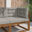 Vidaxl buiten bankkussen polyester grijs 80 x 80 cm