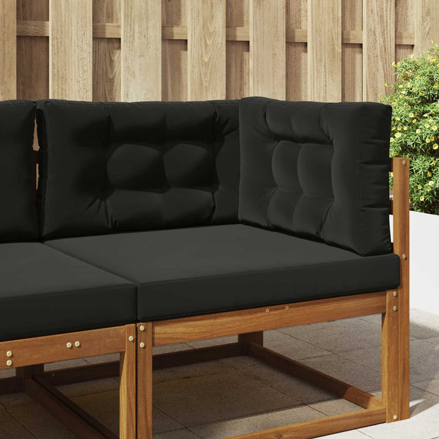 Vidaxl buiten bankkussen polyester zwart 80 x 80 cm