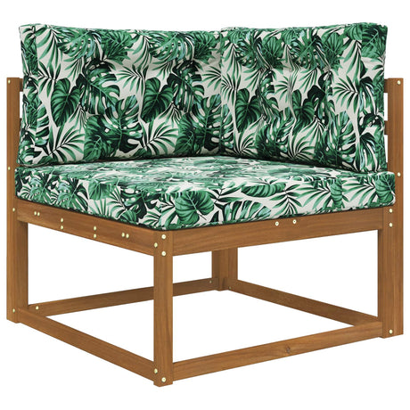 Vidaxl buiten bankkussen polyester bladpatroon 80 x 80 cm bladpatroon