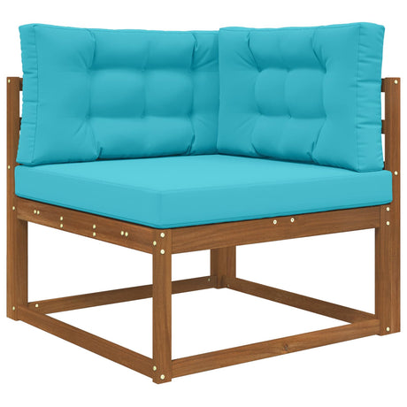 Vidaxl buiten bankkussen polyester turquoise 80 x 80 cm