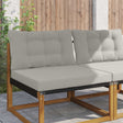 Vidaxl buiten bankkussen polyester grijs 80 x 68,5 cm
