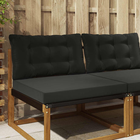 Vidaxl buiten bankkussen polyester zwart 80 x 68,5 cm