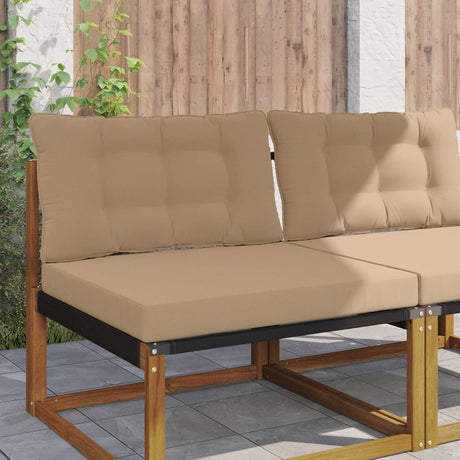 Vidaxl buiten bankkussen polyester taupe 80 x 68,5 cm