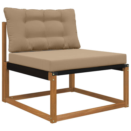 Vidaxl buiten bankkussen polyester taupe 80 x 68,5 cm
