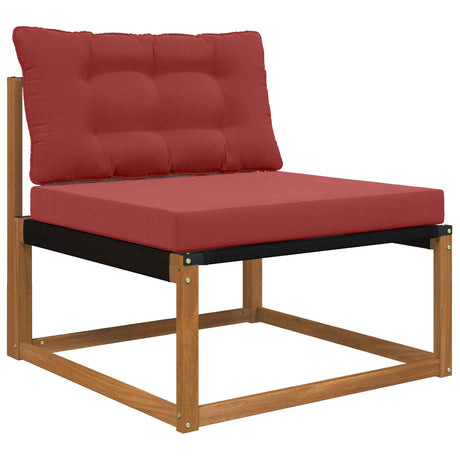 Vidaxl buiten bankkussen polyester wijnrood 80 x 68,5 cm