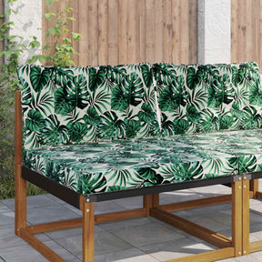 Vidaxl buiten bankkussen polyester bladpatroon 80 x 68,5 cm