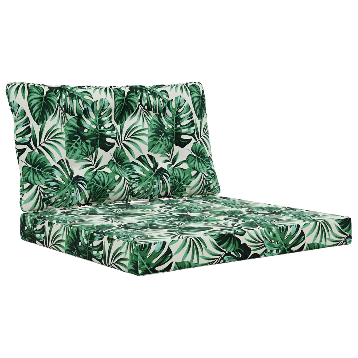 Vidaxl buiten bankkussen polyester bladpatroon 80 x 68,5 cm